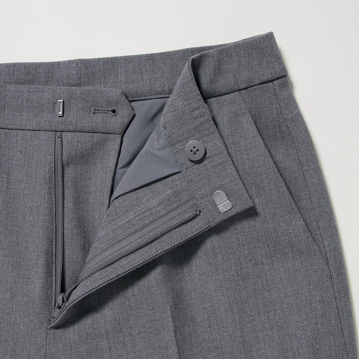 uniqlo smart ankellånga damtoppar grå