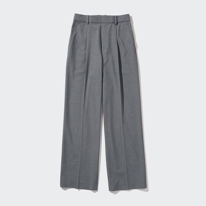 uniqlo plisserade vida ben damtoppar beige