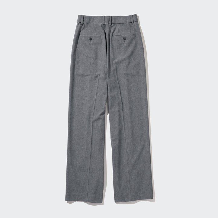 uniqlo plisserade vida ben damtoppar beige