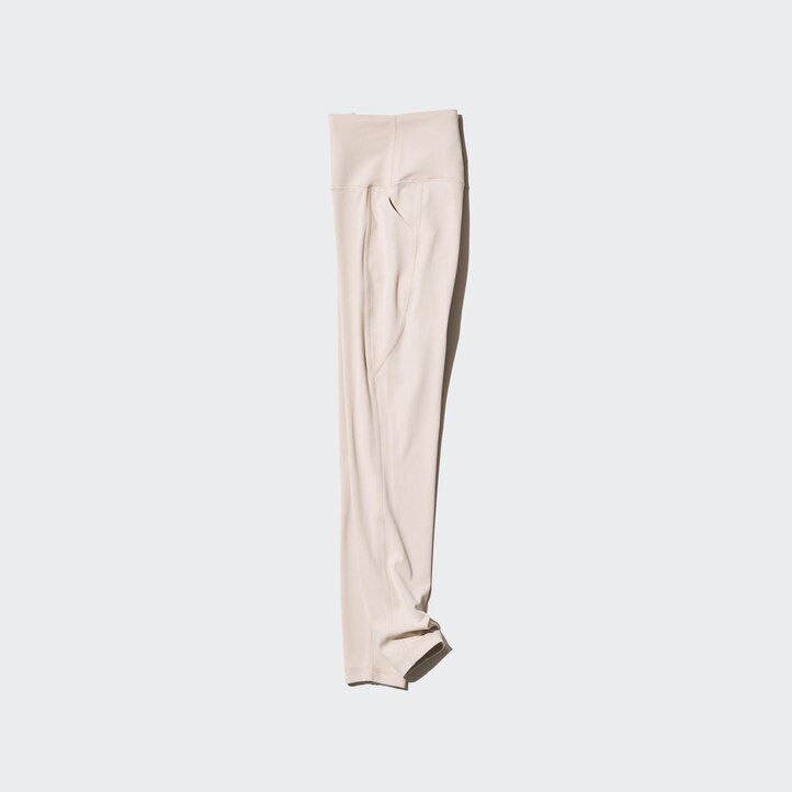 svarta uniqlo airism ultra soft-toppar med fickor för kvinnor