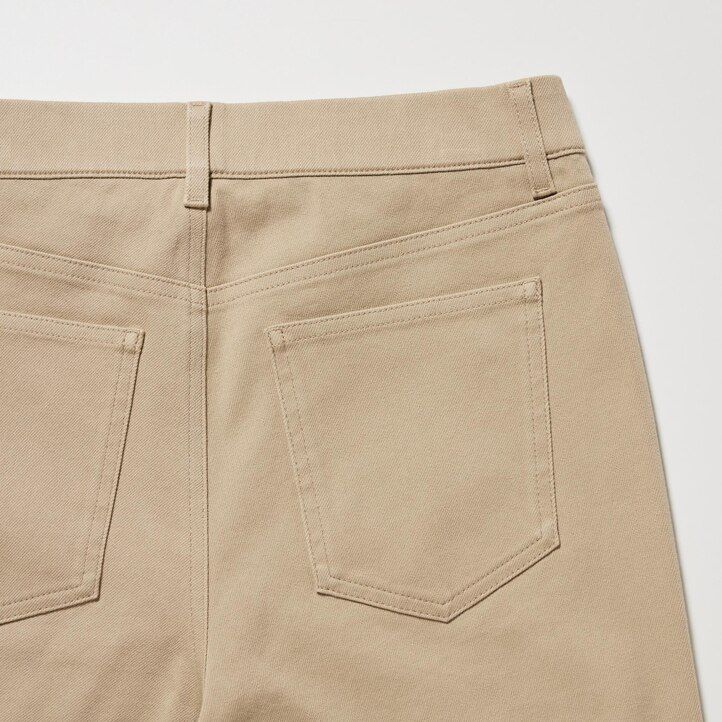 beige uniqlo ultra stretch damtoppar