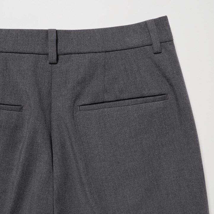 grå uniqlo smart ankellånga damtoppar