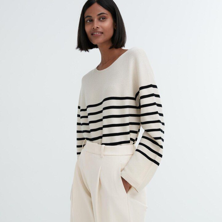 uniqlo heattech plisserade damtoppar beige