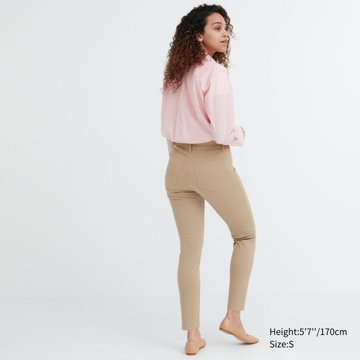 dam uniqlo ultra stretch toppar mörkgröna