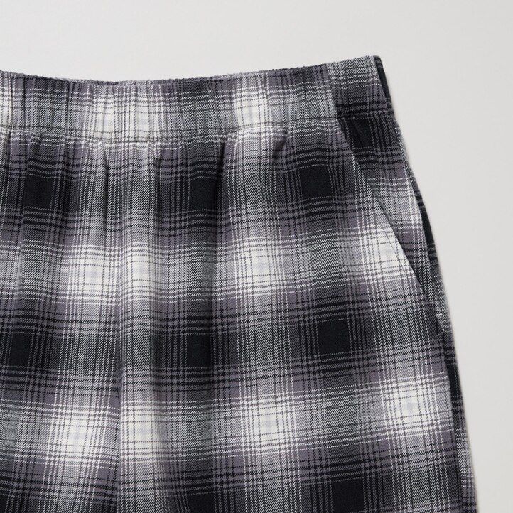 uniqlo flanell damtoppar grå