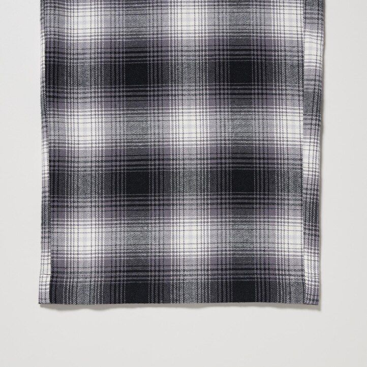 uniqlo flanell damtoppar grå