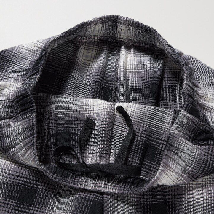 uniqlo flanell damtoppar grå
