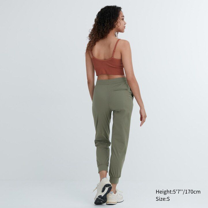 uniqlo ultra stretch airism damtopp grön