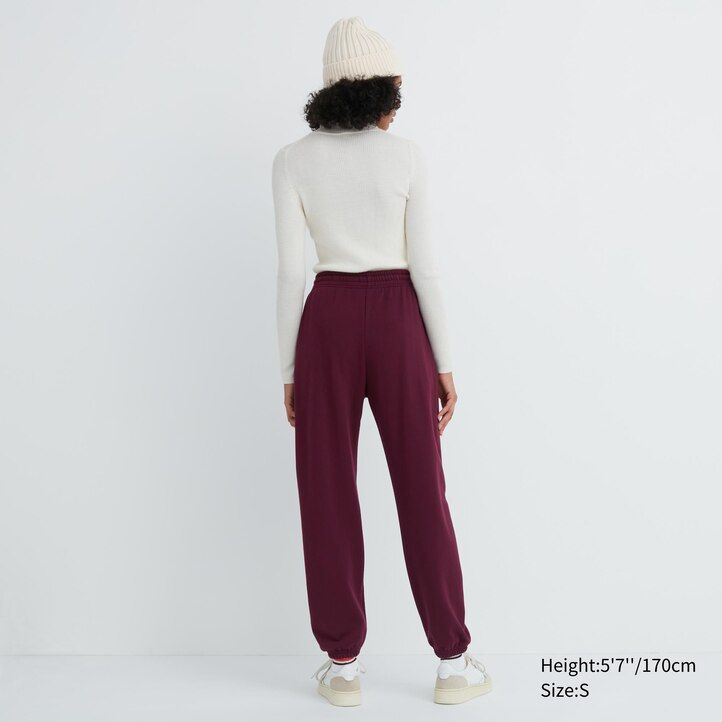uniqlo joggers damtoppar grå