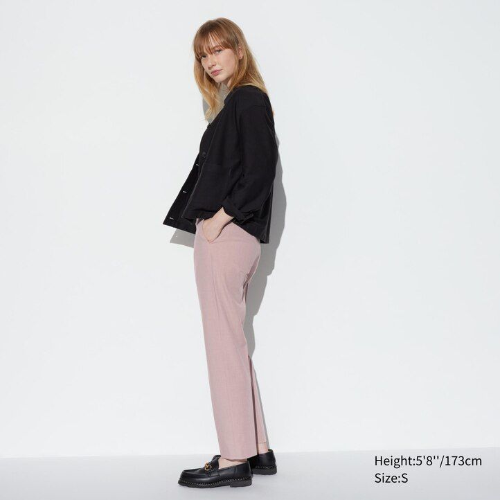 svarta uniqlo smart ankellånga damtoppar