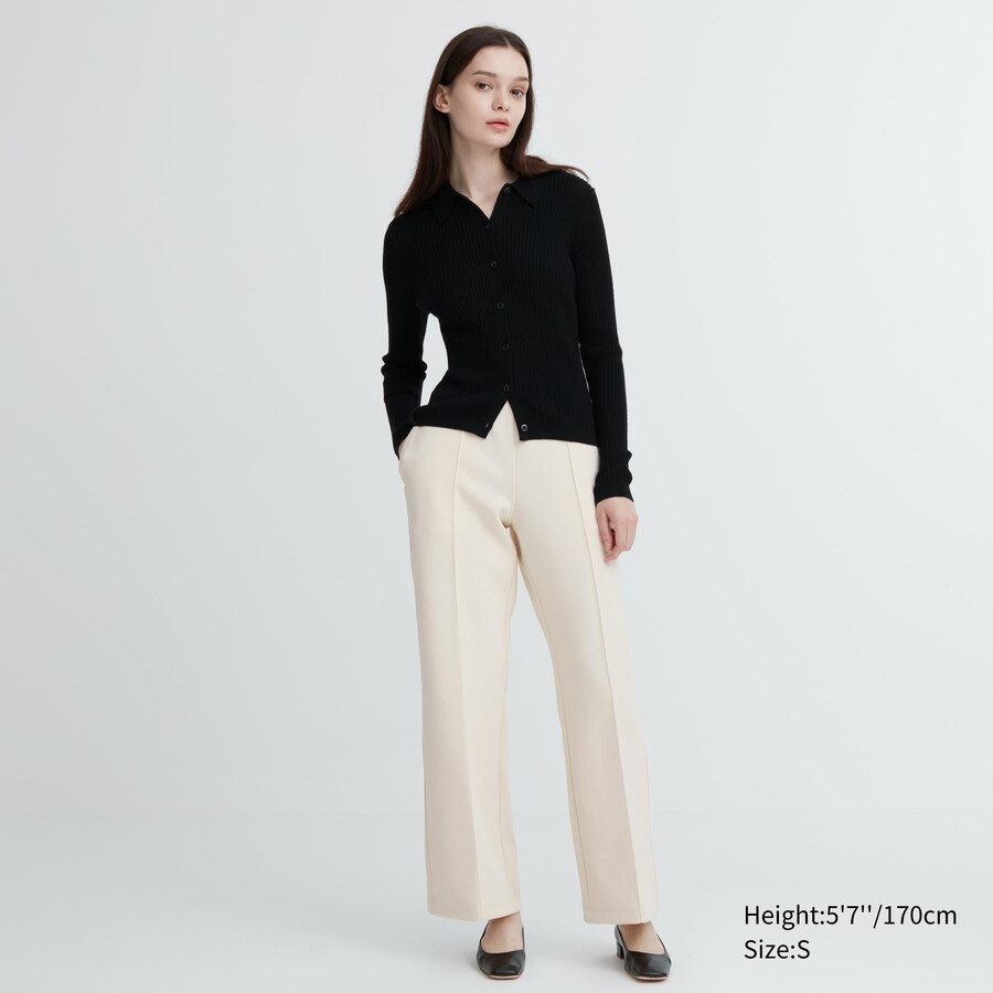 uniqlo dry straight leg damtopp vita
