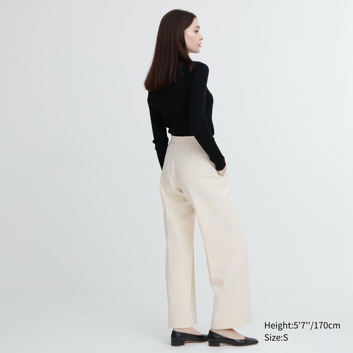 uniqlo dry straight leg damtopp vita